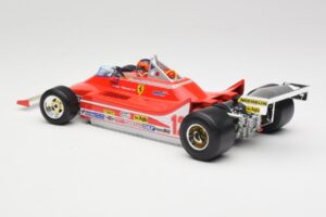 Ferrari 312T4 #12 G. Villeneuve South African Grand Prix 1979 Bburago 1:18 18-16814 Kov – obrázok 5 z 6