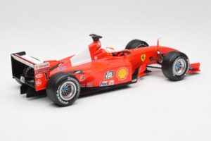 Ferrari F2001 #1 M. Schumacher F1 World Champion 2001 Červený Hot Wheels 1:18 50202 Kov – obrázok 2 z 6