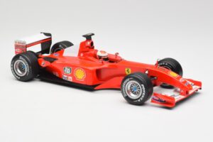 Ferrari F2001 #1 M. Schumacher F1 World Champion 2001 Červený Hot Wheels 1:18 50202 Kov – obrázok 4 z 6