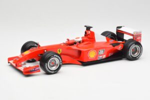Ferrari F2001 #1 M. Schumacher F1 World Champion 2001 Červený Hot Wheels 1:18 50202 Kov