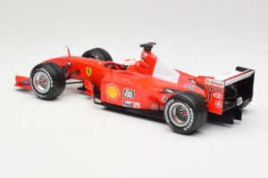 Ferrari F2001 #1 M. Schumacher F1 World Champion 2001 Červený Hot Wheels 1:18 50202 Kov – obrázok 5 z 6