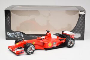 Ferrari F2001 #1 M. Schumacher F1 World Champion 2001 Červený Hot Wheels 1:18 50202 Kov – obrázok 6 z 6