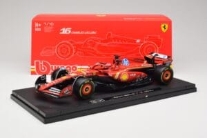 Ferrari SF-24 #16 C. Leclerc Emilia Romagna Grand Prix 2024 Bburago 1:18 18-16821-L-IMOLA-SHOWCASE Kov – obrázok 7 z 7