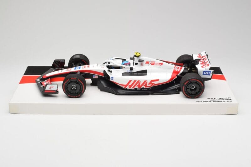 Haas VF-22 #47 M. Schumacher British GP Points 2022 Minichamps 1:18 147221047 Kov