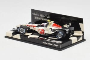 Honda RA106 A. Davidson Test Driver F1 2006 Minichamps 1:43 400060036 Kov – obrázok 3 z 5