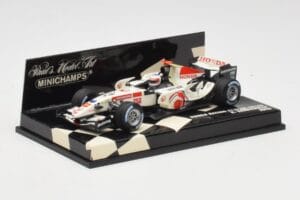 Honda RA106 #11 R. Barrichello F1 2006 Minichamps 1:43 400060011 Kov – obrázok 2 z 5