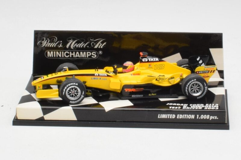 Jordan EJ13 B. Wirdheim F1 Test 2003 Minichamps 1:43 400030136 Kov