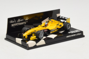 Jordan EJ14 Ford #18 N. Heidfeld Jordan Ford F1 Team Showcar 2004 Minichamps 1:43 400040088 Kov – obrázok 2 z 5