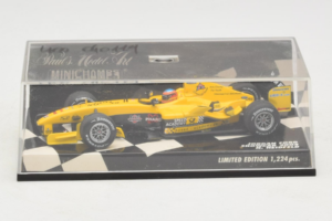 Jordan EJ14 Ford #18 N. Heidfeld Jordan Ford F1 Team Showcar 2004 Minichamps 1:43 400040088 Kov – obrázok 4 z 5