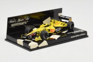 Jordan Honda EJ11 #7 H-H. Frentzen F1 2001 Minichamps 1:43 400010011 Kov – obrázok 2 z 5