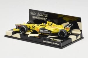 Jordan Honda EJ11 #7 H-H. Frentzen F1 2001 Minichamps 1:43 400010011 Kov – obrázok 3 z 5
