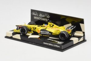 Jordan Honda EJ11 #11 J. Trulli F1 2001 Minichamps 1:43 400010012 Kov – obrázok 3 z 5