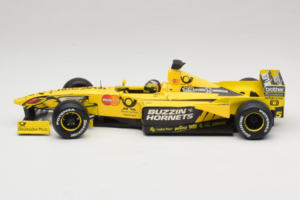 Jordan EJ10 H-H. Frentzen F1 Launch Edition 2000 Hot Wheels 1:18 29160 Kov – obrázok 3 z 6