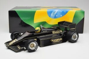 Lotus Renault 97T John Player Special #12 A. Senna Portuguese GP 1985 1st Victory Minichamps 1:12 540851292 Kov – obrázok 8 z 8