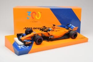 McLaren MCL33 #14 F. Alonso Canadian Grand Prix 300th Start 2018 Minichamps 1:18 533184014 Kov – obrázok 6 z 6