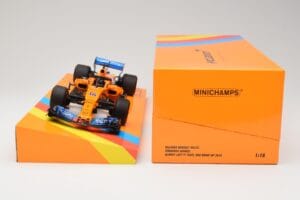 McLaren MCL33 Renault #14 F. Alonso Abu Dhabi GP 2018 Minichamps 1:18 533183914 Živica – obrázok 6 z 7