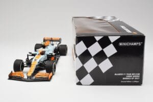 McLaren MCL35M #4 L. Norris Monaco GP 2021 Minichamps 1:18 530212404 Kov – obrázok 7 z 7