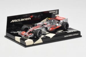 McLaren Mercedes MP4-23 #23 H. Kovalainen Showcar 2008 Minichamps 1:43 530084393 Kov – obrázok 2 z 5