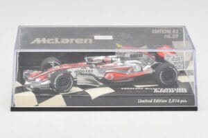 McLaren Mercedes MP4-23 #23 H. Kovalainen Showcar 2008 Minichamps 1:43 530084393 Kov – obrázok 5 z 5