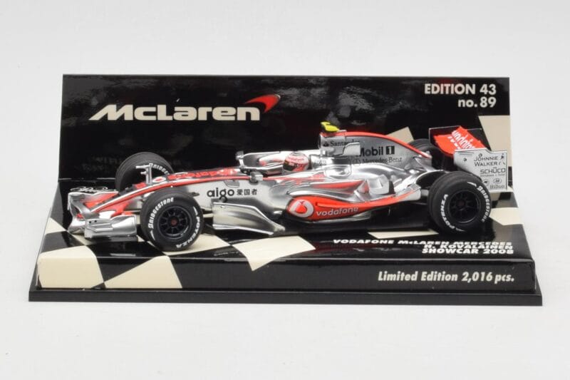 McLaren Mercedes MP4-23 #23 H. Kovalainen Showcar 2008 Minichamps 1:43 530084393 Kov
