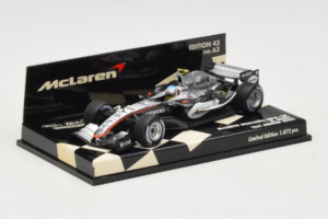 McLaren MP4-20 Mercedes A. Wurz F1 2005 Minichamps 1:43 530054355 Kov – obrázok 2 z 5
