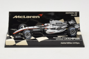 McLaren MP4-20 Mercedes #10 J.P. Montoya British GP Winner F1 2005 Minichamps 1:43 530054320 Kov
