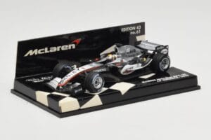 McLaren Mercedes MP4-20 #10 J-P. Montoya Race Car 2005 Minichamps 1:43 530054310 Kov – obrázok 2 z 5