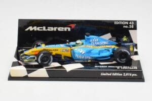 McLaren MP4-19B #5 D. Coulthard F1 2004 Minichamps 1:43 530044315 Kov