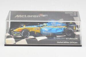 McLaren MP4-19B #5 D. Coulthard F1 2004 Minichamps 1:43 530044315 Kov – obrázok 5 z 5