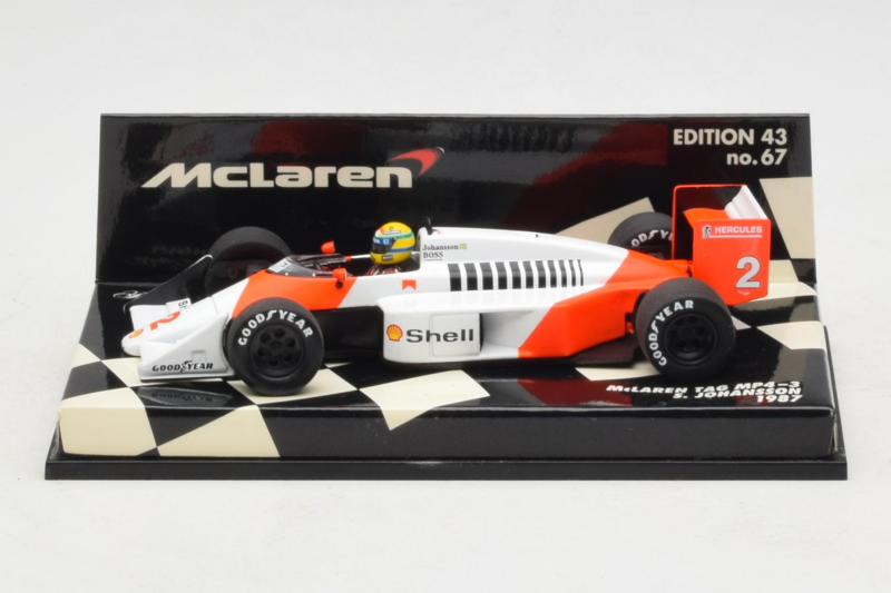 McLaren MP4/3 TAG #12 S. Johansson F1 1987 Minichamps 1:43 530874302 Kov