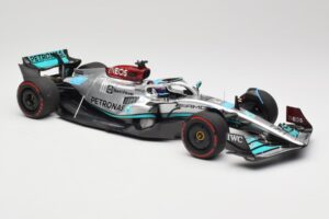 Mercedes AMG W13 E Performance Petronas #63 G. Russell Brazilian GP 1st Win 2022 Minichamps 1:18 110222163 Živica – obrázok 4 z 7