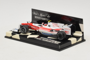 Toyota TF109 #10 T. Glock Panasonic Toyota Racing Australian GP 2009 Minichamps 1:43 400090010 Kov – obrázok 3 z 5