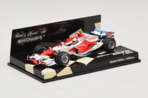 Toyota J. Trulli Panasonic Toyota Racing Showcar F1 2007 Minichamps 1:43 400070082 Kov – obrázok 2 z 5