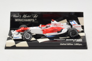 Toyota TF108 #9 J. Trulli Panasonic Toyota Racing Showcar F1 2008 Minichamps 1:43 400080081 Kov