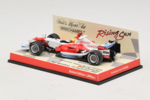 Panasonic Toyota Racing TF107 R. Schumacher F1 Showcar 2007 Minichamps 1:43 403070081 Kov – obrázok 3 z 5