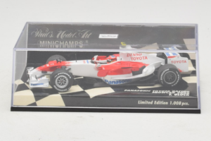 Toyota T. Glock Panasonic Toyota Racing Showcar F1 2008 Minichamps 1:43 400080082 Kov – obrázok 5 z 5