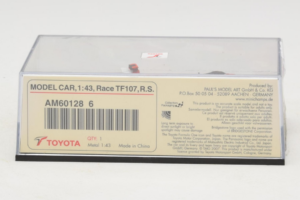 Toyota TF107 #11 R. Schumacher Panasonic Toyota Racing F1 2007 Minichamps 1:43 AM601286 Kov – obrázok 5 z 5
