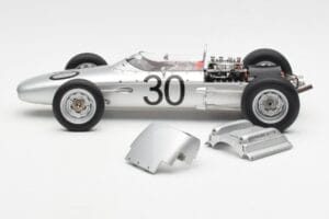 Porsche 804 #30 D. Gurney French Grand Prix 1962 AUTOart 1:18 86271 Kov – obrázok 3 z 6