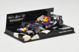 Red Bull Racing D. Coulthard Showcar 2005 Minichamps 1:43 400050084 Kov – obrázok 2 z 5