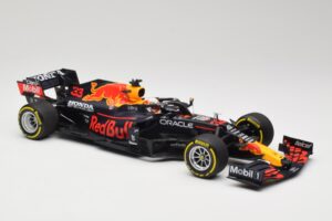 Red Bull Racing Honda RB16B #33 M. Verstappen Mexican GP Winner 2021 Minichamps 1:18 110211933 Živica – obrázok 4 z 6