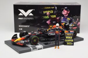 Red Bull RB18 Oracle #1 M. Verstappen Japanese GP 2022 World Champion Minichamps 1:18 113221801 Živica – obrázok 7 z 7