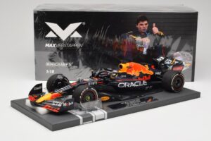 Red Bull RB18 #1 M. Verstappen Miami GP 2022 Winner Minichamps 1:18 113220301 Živica – obrázok 7 z 7