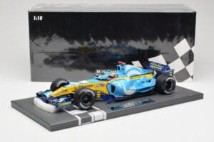Renault F1 Team R25 #5 F. Alonso Winner French GP 2005 Minichamps 1:18 117051005 Kov – obrázok 7 z 7
