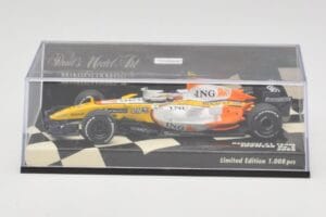 Renault R28 #6 Showcar 2008 Minichamps 1:43 400080076 Kov – obrázok 5 z 5