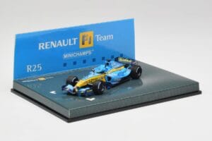 Renault R25 #1 F. Alonso F1 World Champion 2005 Minichamps 1:43 403050105 Kov – obrázok 2 z 4