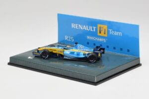 Renault R25 #1 F. Alonso F1 World Champion 2005 Minichamps 1:43 403050105 Kov – obrázok 3 z 4