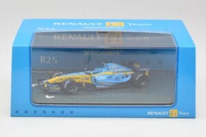 Renault R25 #1 F. Alonso F1 World Champion 2005 Minichamps 1:43 403050105 Kov – obrázok 4 z 4