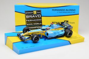 Renault R25 #5 F. Alonso Brazil GP F1 World Champion 2005 Minichamps 1:18 147051705 Kov – obrázok 6 z 6
