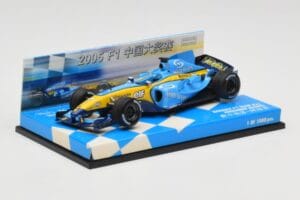 Renault R25 #5 F. Alonso Race Car 2005 Minichamps 1:43 403050025 Kov – obrázok 2 z 5