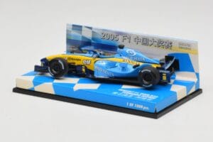 Renault R25 #5 F. Alonso Race Car 2005 Minichamps 1:43 403050025 Kov – obrázok 3 z 5
